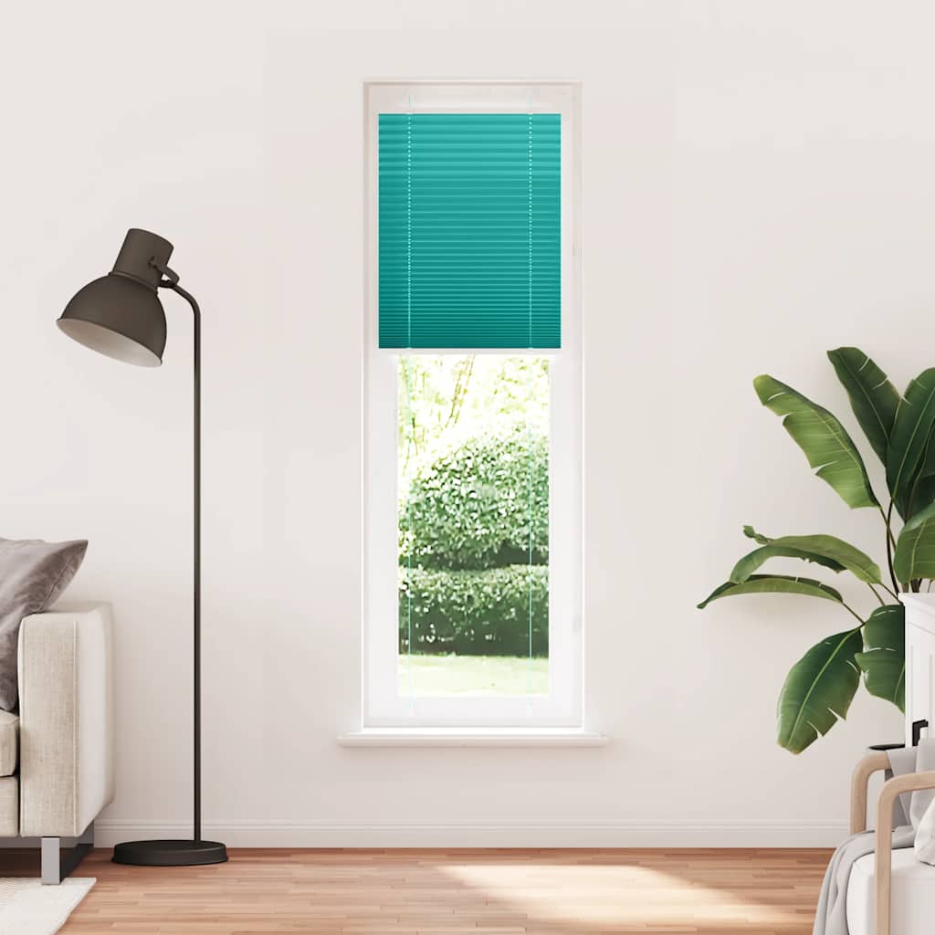 Plisirana zavjesa petrolej zelena 60x200 cm Širina tkanine 59,4 cm Poliester