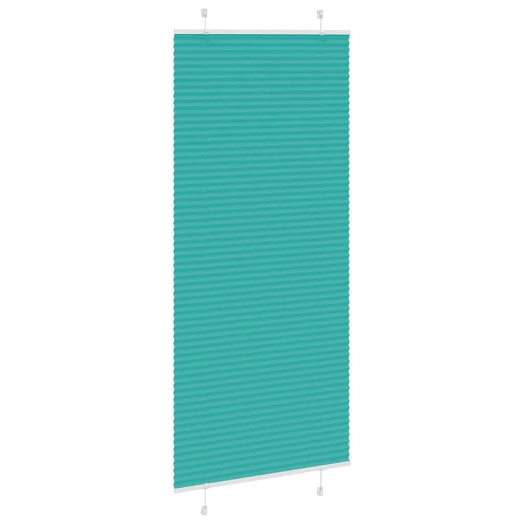 Plisirana zavjesa petrolej zelena 95x200 cm Širina tkanine 94,4 cm Poliester