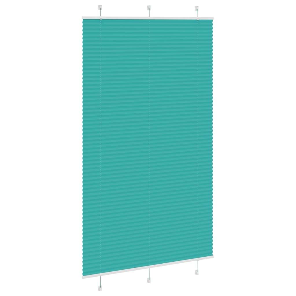Plisirana zavjesa Petrolej zelena 120x200 cm Širina tkanine 119,4 cm Poliester