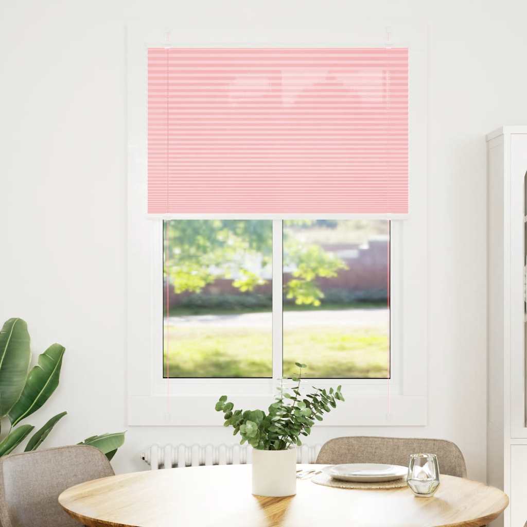 Plisirana roleta ružičasta 95x150 cm širina tkanine 94,4 cm