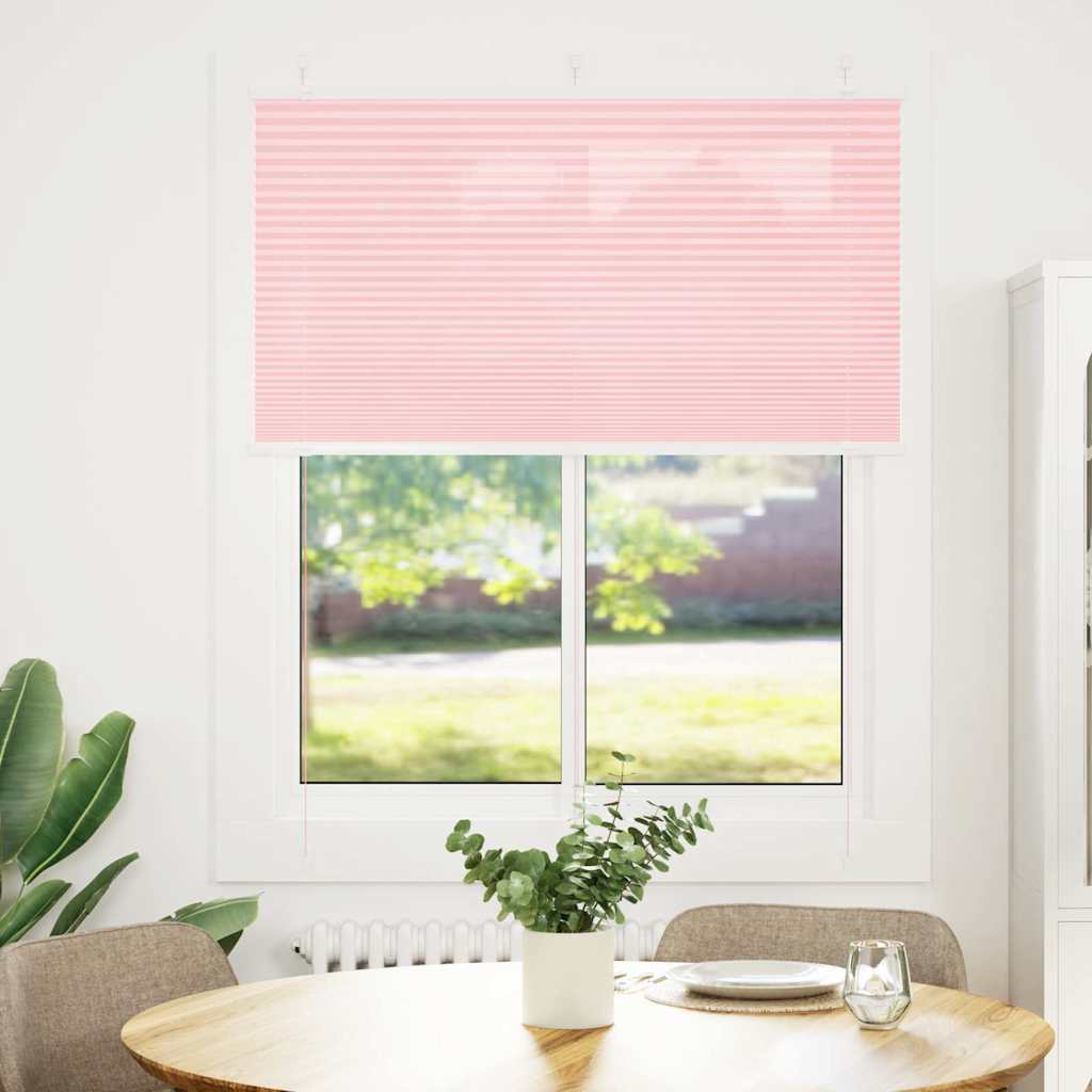 Plisirana zavjesa Roza 110x150 cm Širina tkanine 109,4 cm Poliester