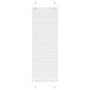 Plisirana roleta bijela 40x100 cm širina tkanine 39,4 cm
