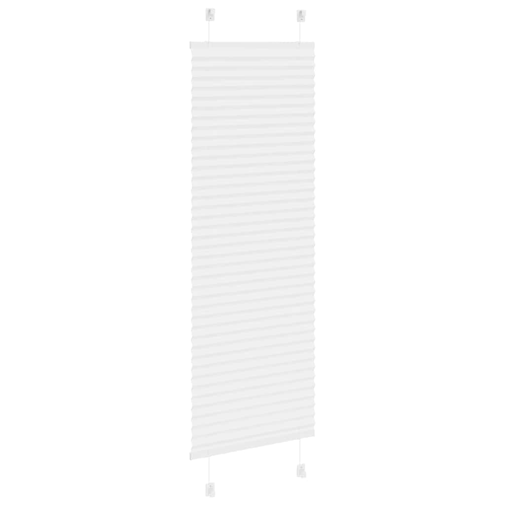 Plisirana roleta bijela 40x100 cm širina tkanine 39,4 cm