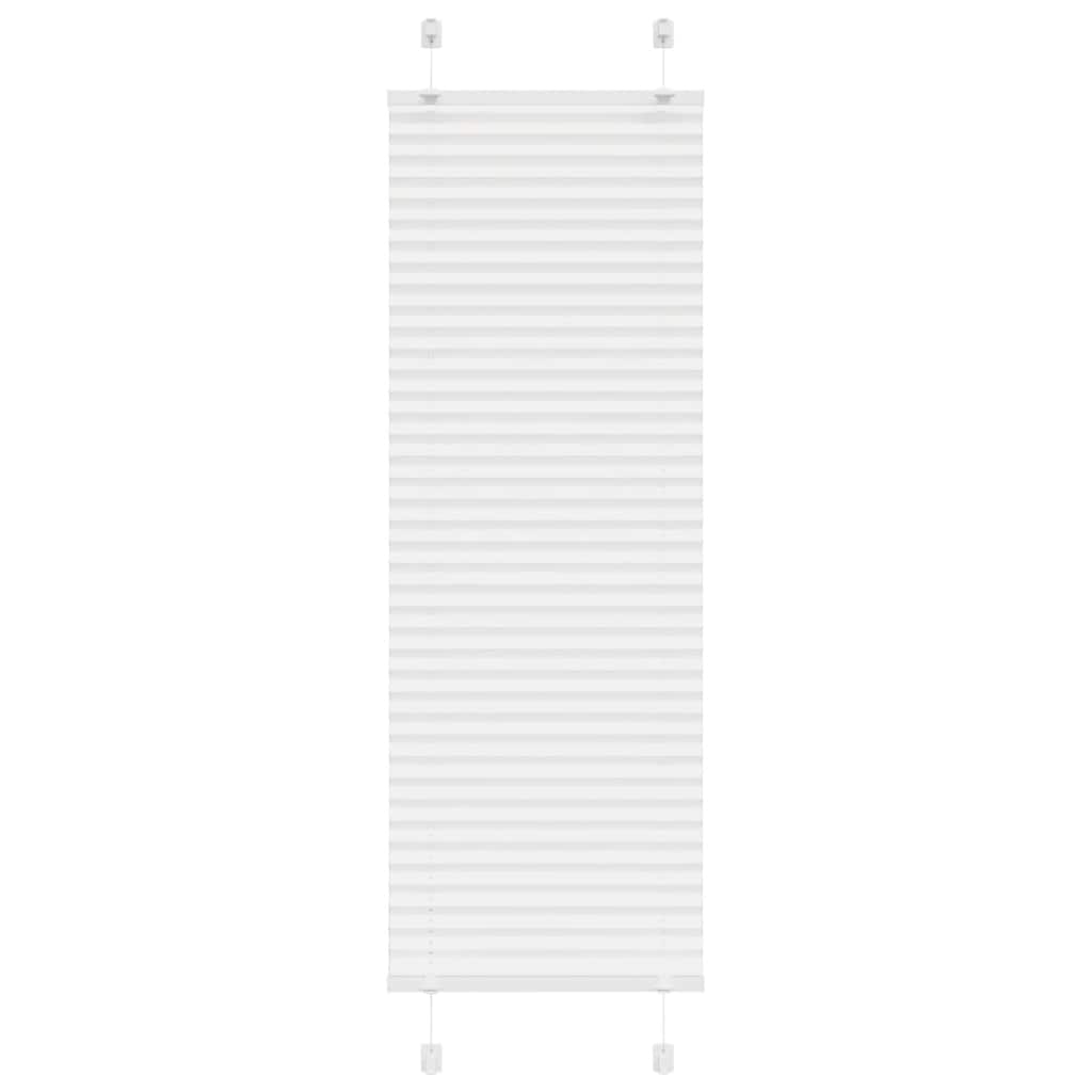 Plisirana roleta bijela 45x100 cm širina tkanine 44,4 cm