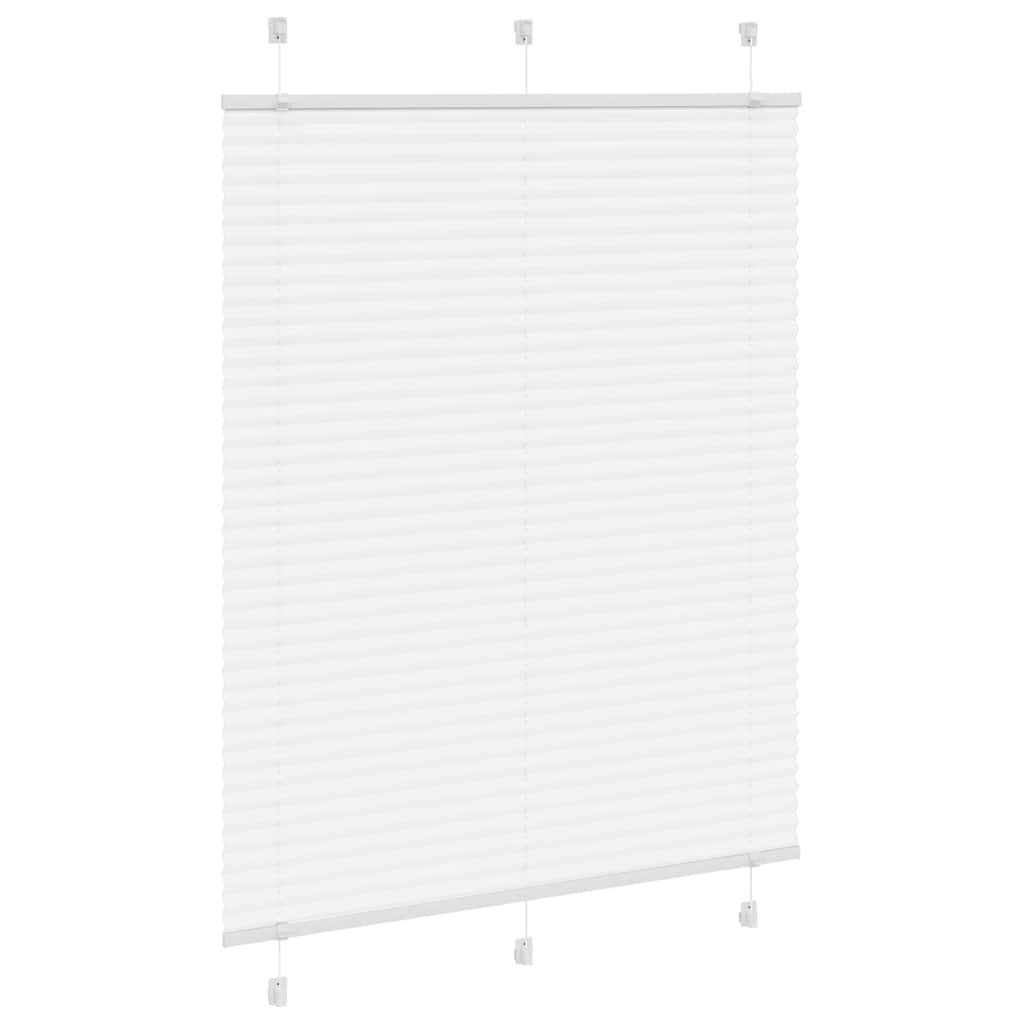 Plisirana roleta bijela 110x100 cm širina tkanine 109,4 cm