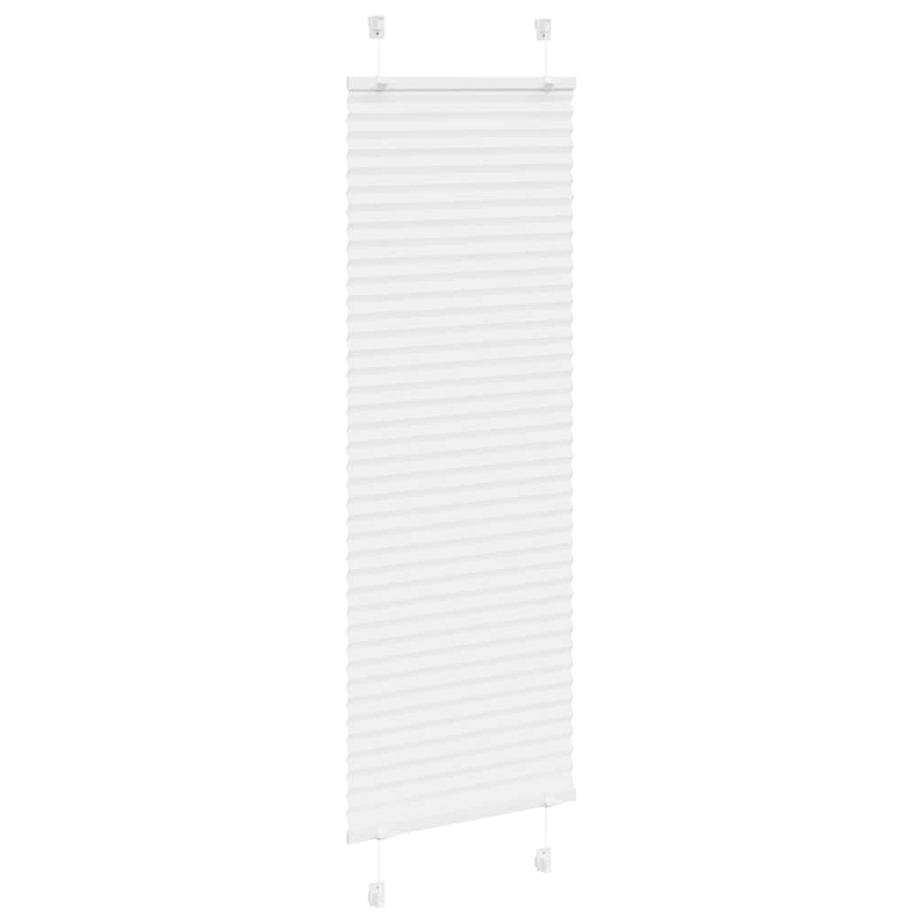 Plisirana roleta bijela 50x150 cm širina tkanine 49,4 cm