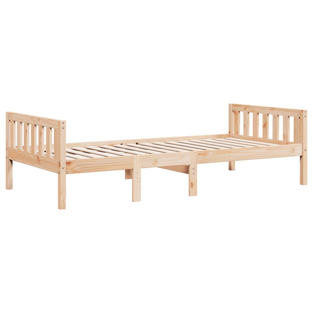 Dječji krevet bez madraca 80 x 200 cm masivna borovina