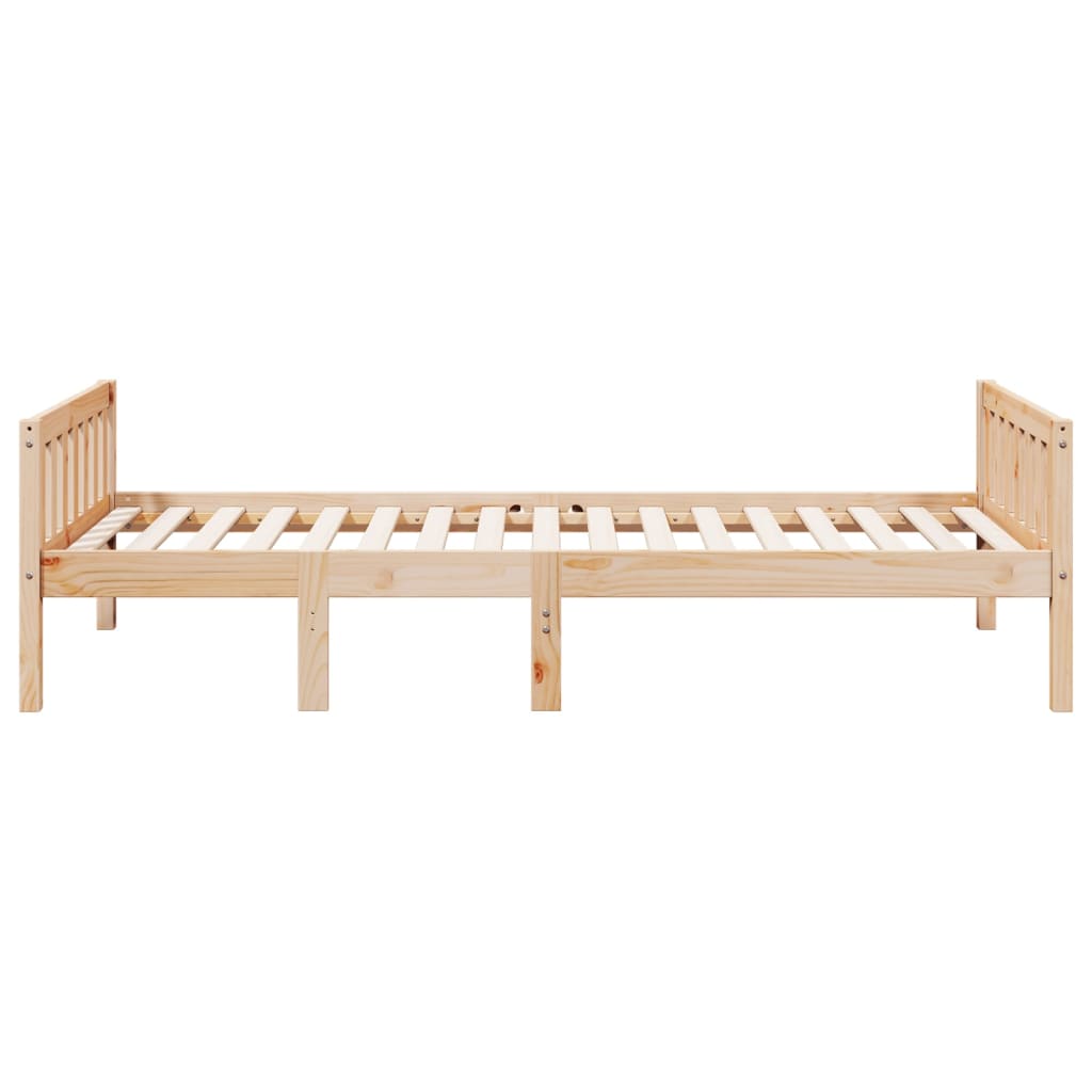 Dječji krevet bez madraca 90 x 200 cm od masivne borovine