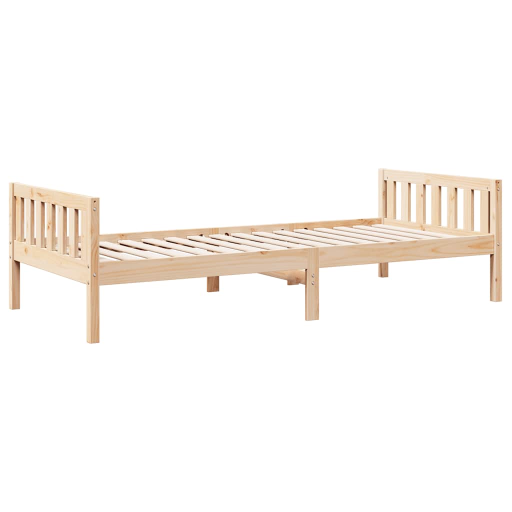 Dječji krevet bez madraca 90 x 190 cm od masivne borovine