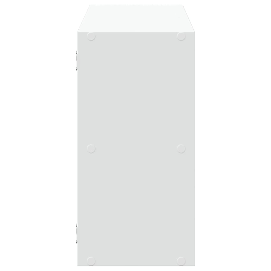 Zidna polica bijela 100x25x50 cm od konstruiranog drva
