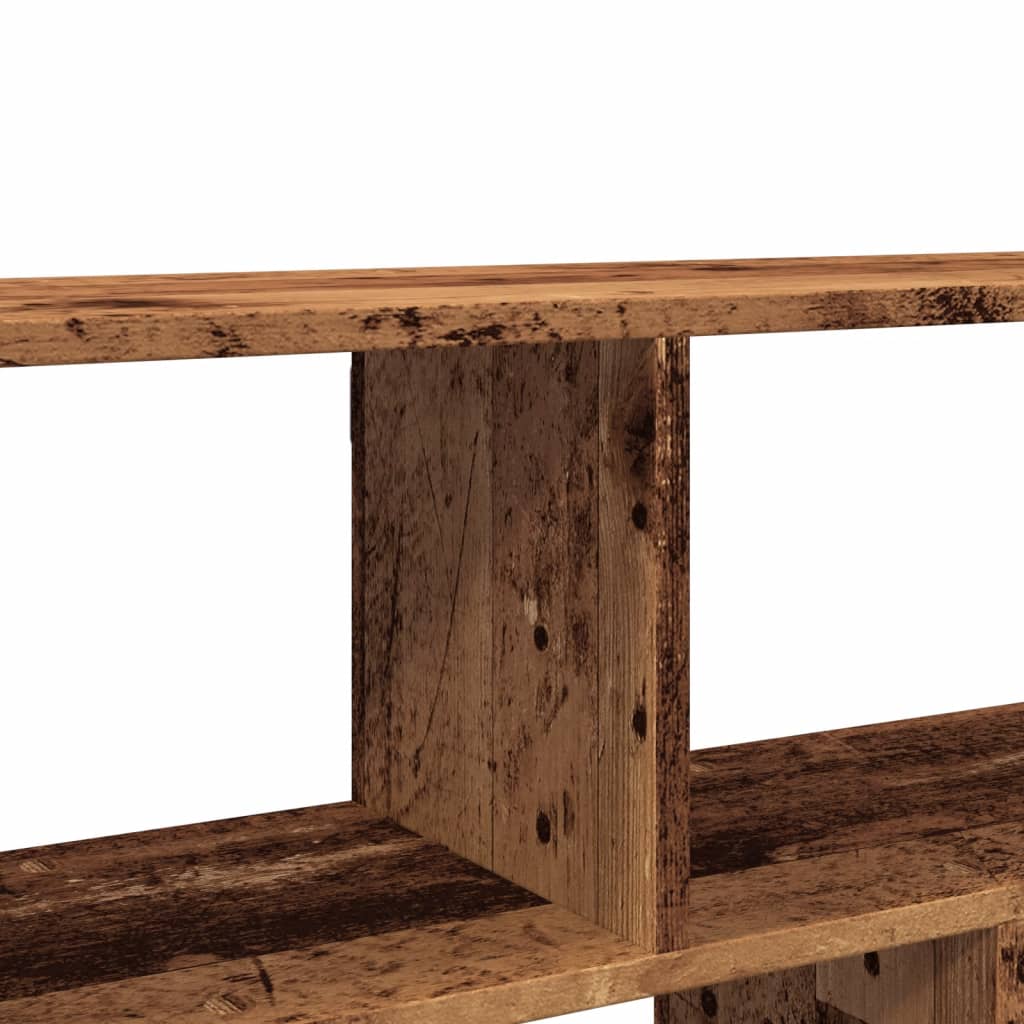 Zidna polica boja staro drvo 100x25x50 cm konstruirano drvo