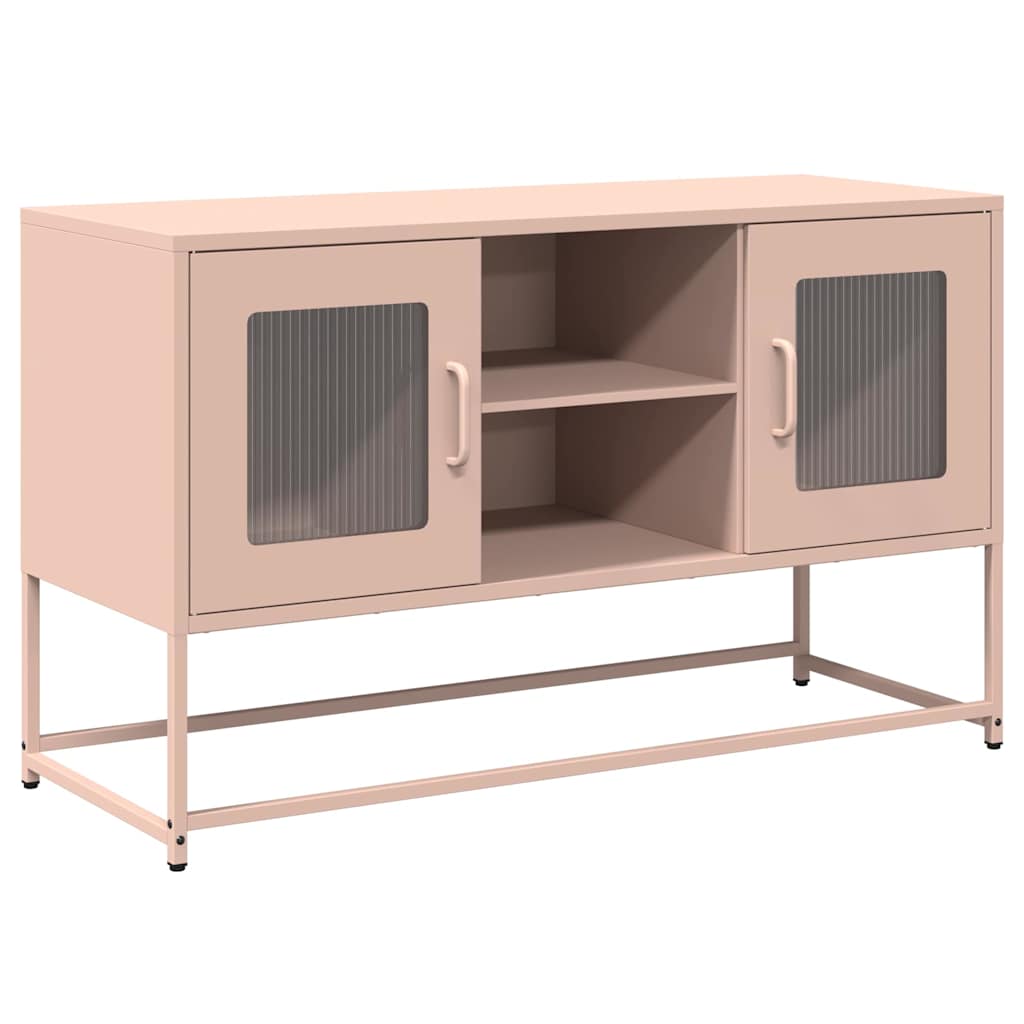 TV ormarić ružičasti 100,5x39x60,5 cm čelični