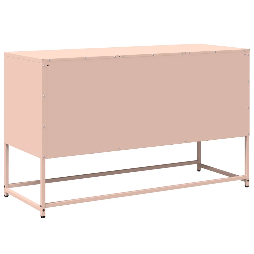 TV ormarić ružičasti 100,5x39x60,5 cm čelični