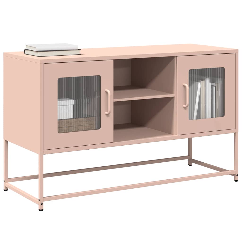 TV ormarić ružičasti 100,5x39x60,5 cm čelični
