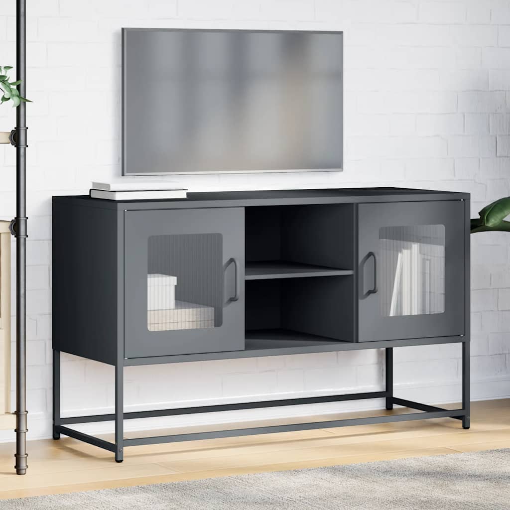 TV ormarić antracit 100,5x39x60,5 cm čelični Antracitno siva