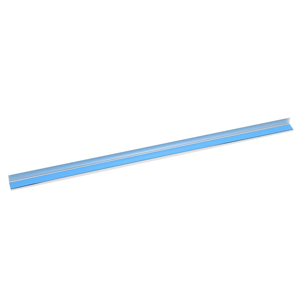 Profili za rubove stepenica 10 pcs Srebrno 67 x 3 x 2 cm