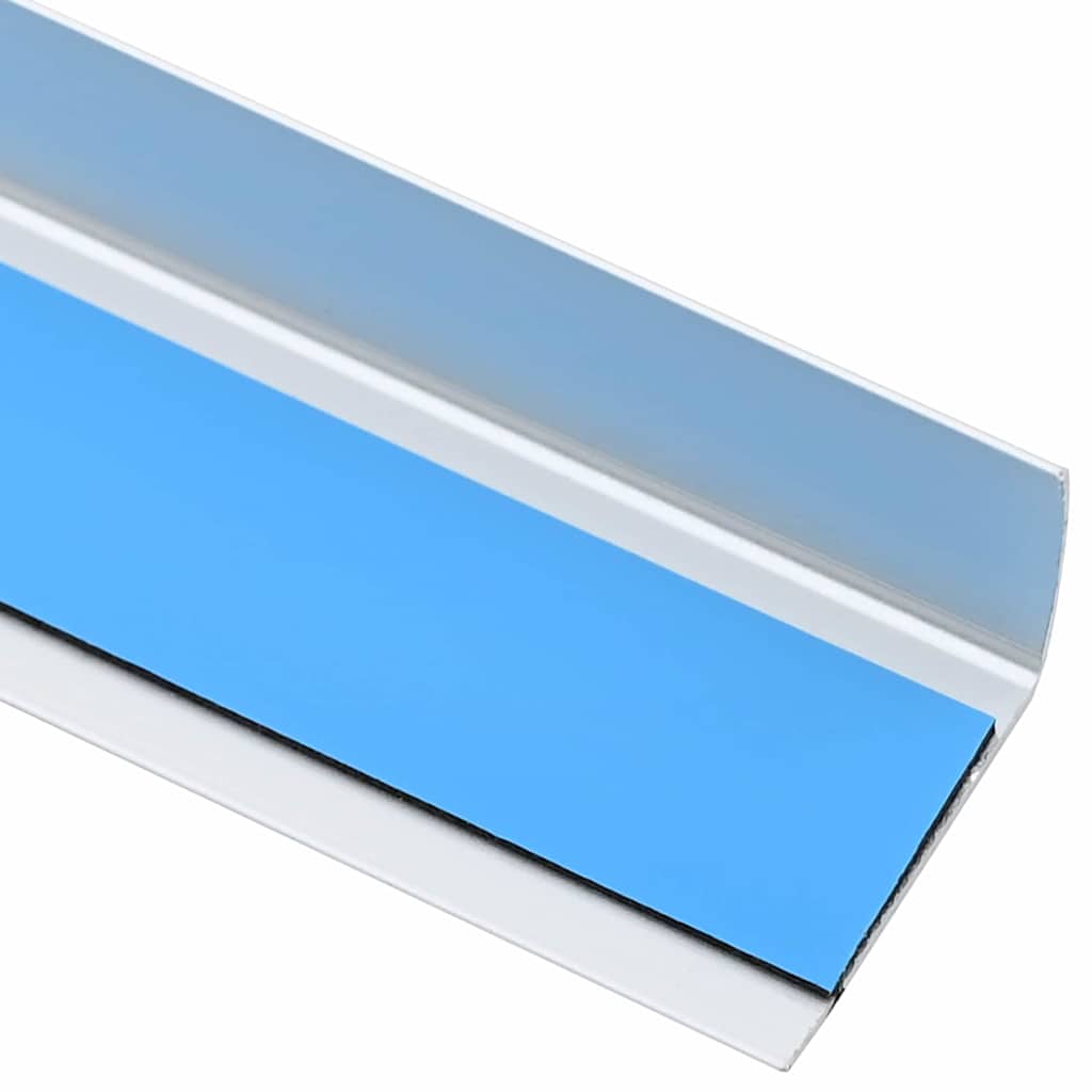 Profili za rubove stepenica 30 pcs Srebrno 67 x 3 x 2 cm