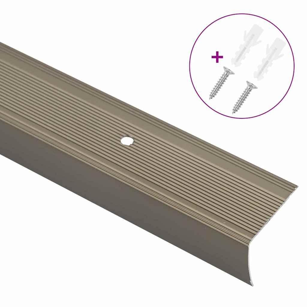 Profili za rubove stepenica 30 pcs Šampanjca 67 x 3 x 2 cm