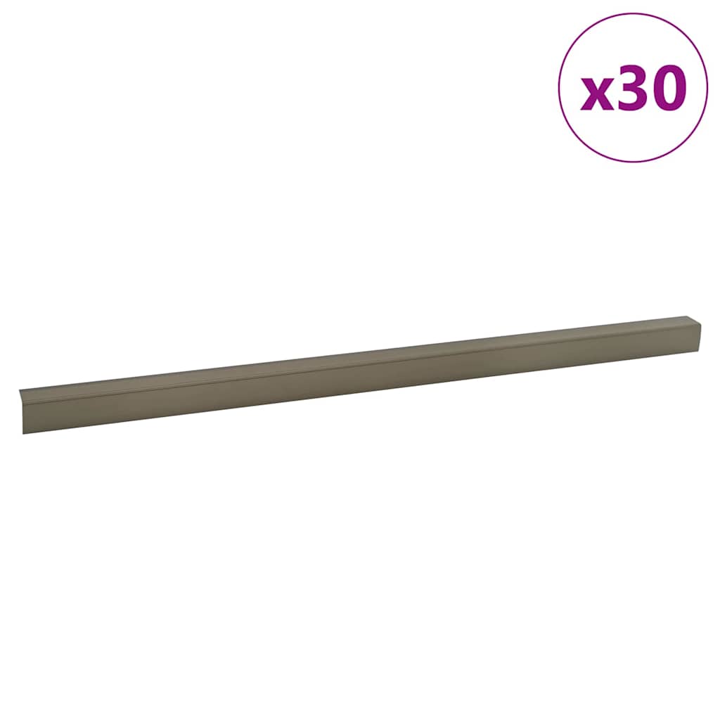 Profili za rubove stepenica 30 pcs Šampanjca 67 x 3 x 2 cm