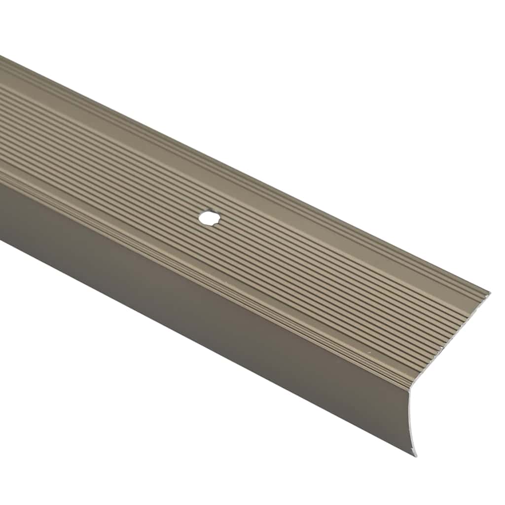 Profili za rubove stepenica 10 pcs Šampanjca 67 x 3.5 x 3 cm