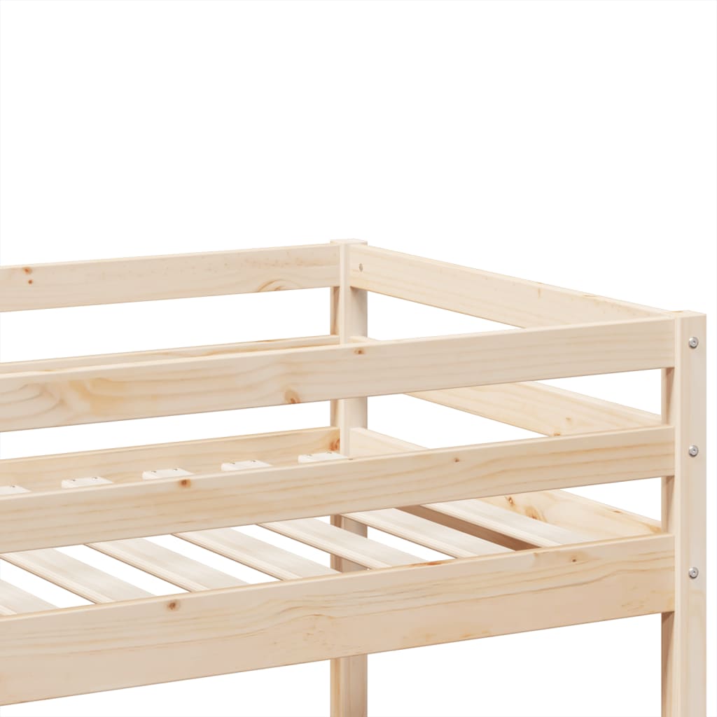 Krevet na kat 90 x 200 cm od masivne borovine