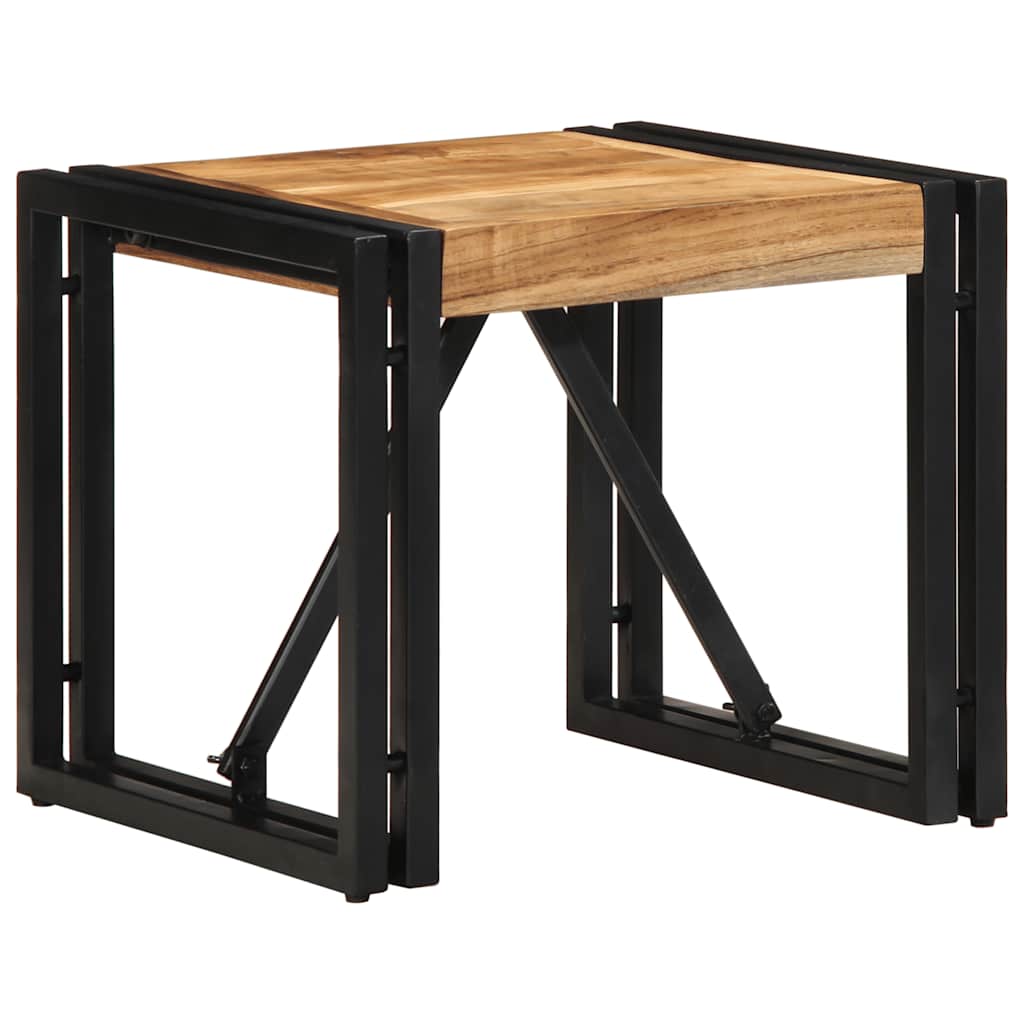 Stolić za kavu 40x40x35 cm od masivnog bagremovog drva