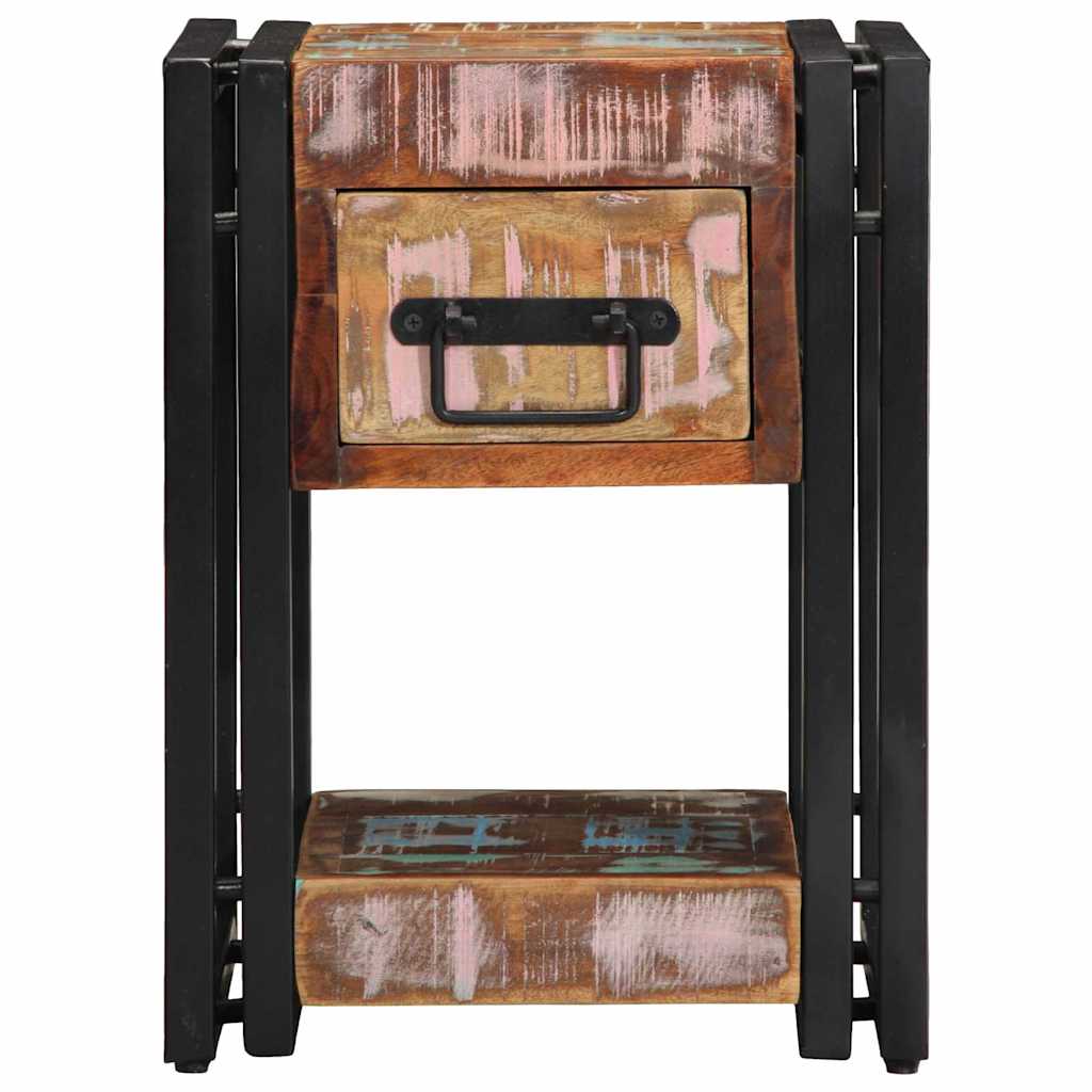 Noćni ormar 2 pcs 30 x 30 x 40 cm Čvrsto drvo iz reciklaže