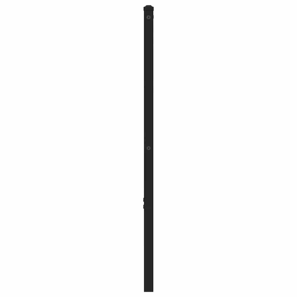 Zamjensko uzglavlje dimljena boja hrasta 90 cm željezo konstruirano drvo
