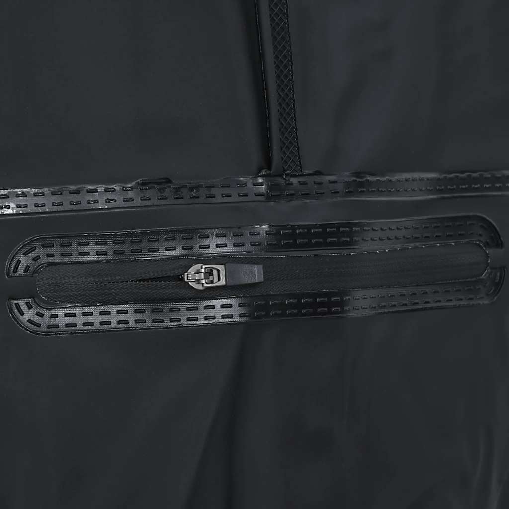 Visoke čizme za vodu do prsa s pojasom crne veličina 42