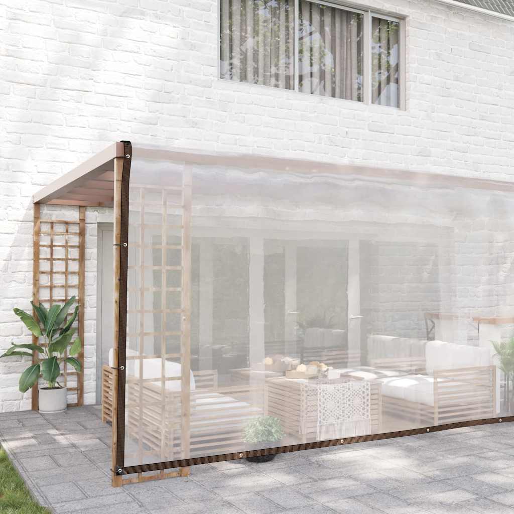 Prozirna cerada s ušicama 6x12 m polietilen