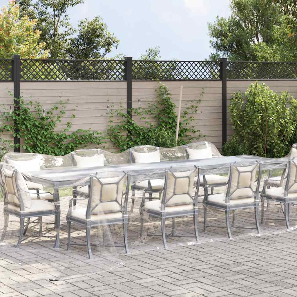 Prozirna cerada s ušicama 4x10 m PVC