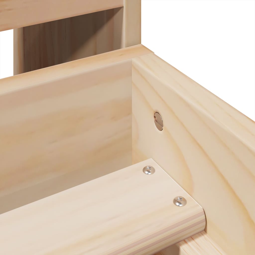 Okvir kreveta bez madraca 90 x 200 cm od masivne borovine