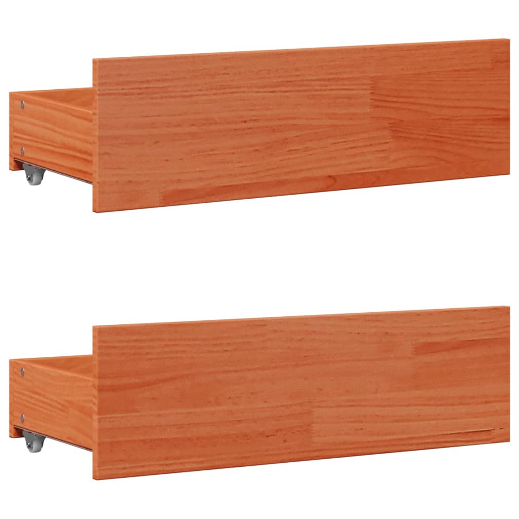 Krevet s regalom za knjige bez madraca 150x200 cm od borovine