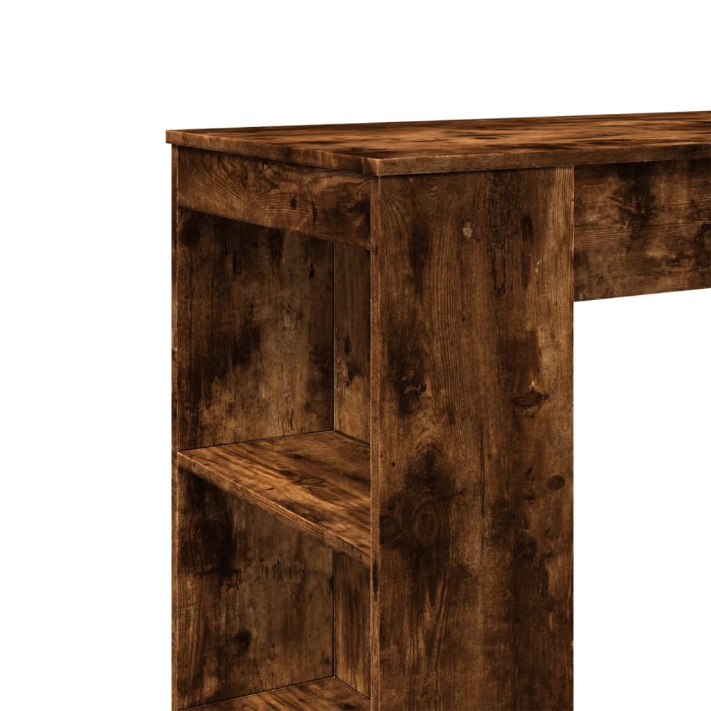 Barski stol s držačima boja hrasta 95x47x103,5 cm drveni