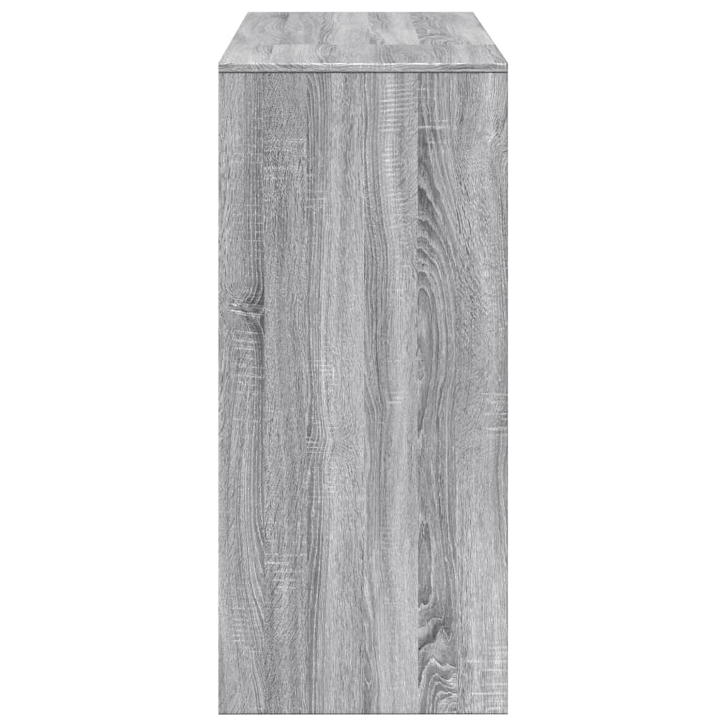 Barski stol s policom boja hrasta sonome 124x46x103,5 cm drveni