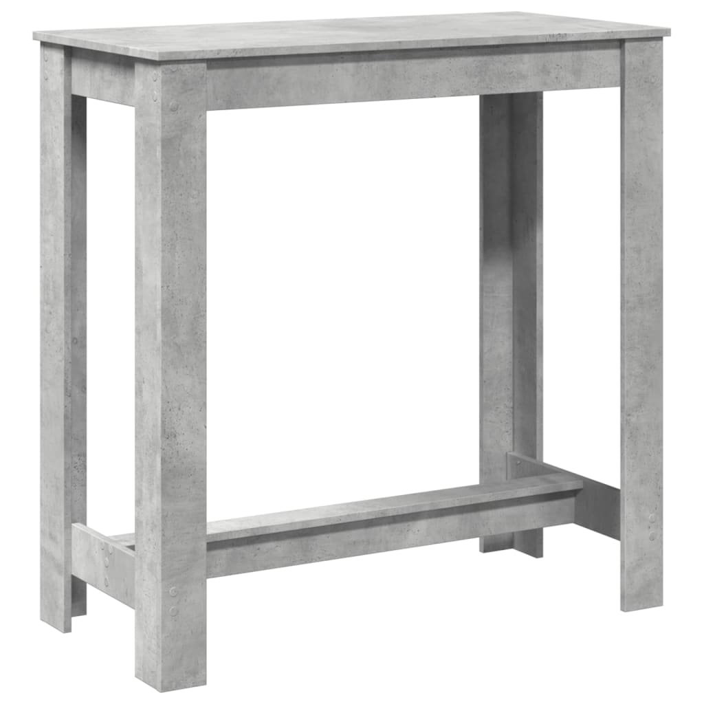 Barski stol boja betona 102 x 50 x 103,5 cm konstruirano drvo