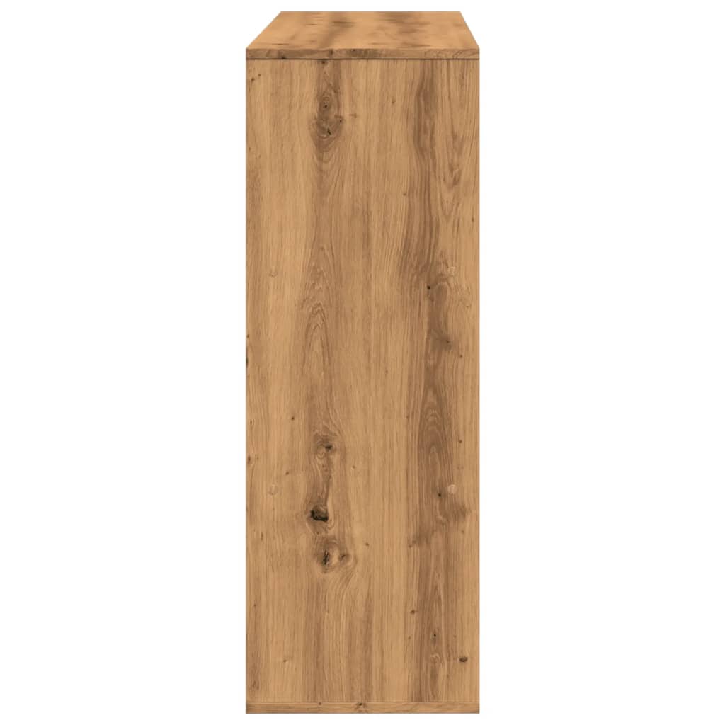 Ormarić za knjige / sobna pregrada boja hrasta 100x33x94,5 cm Siva