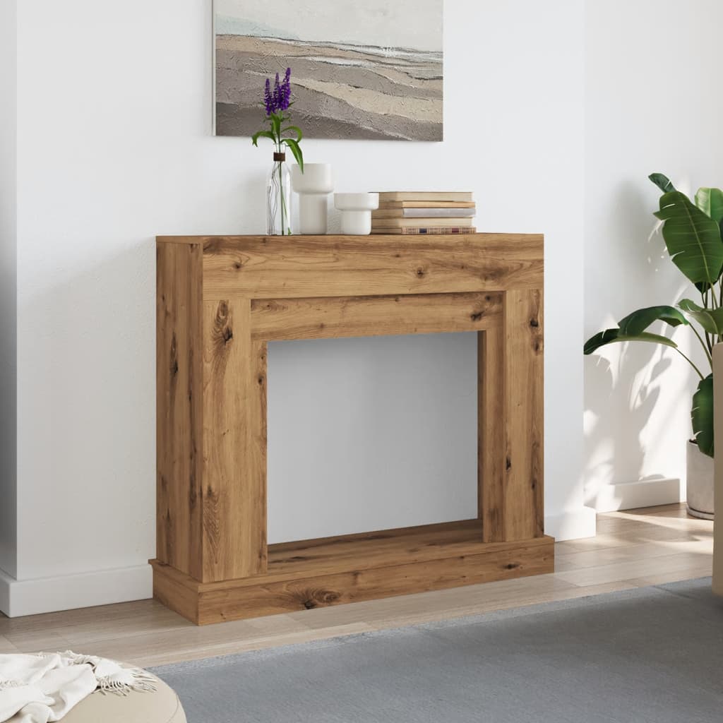 Okvir za kamin boja hrasta 100x30x87,5 cm od konstruiranog drva