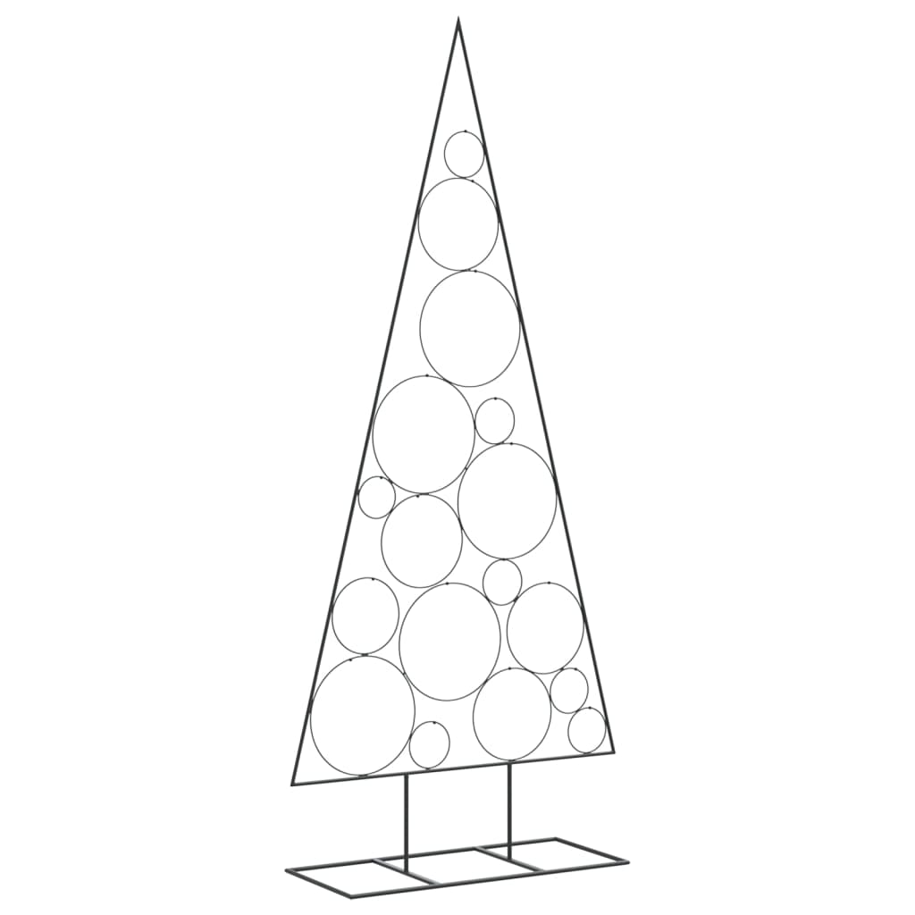 Metalno ukrasno božićno drvce crno 180 cm