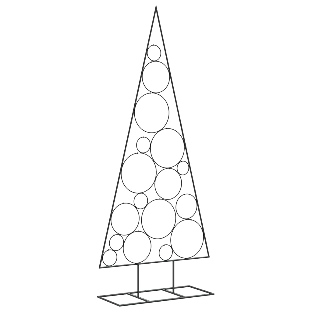 Metalno ukrasno božićno drvce crno 180 cm