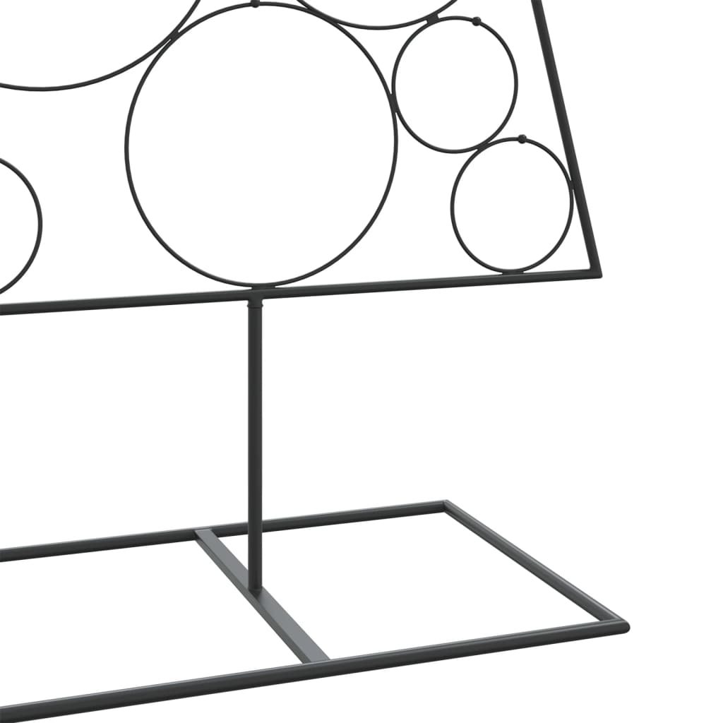 Metalno ukrasno božićno drvce crno 180 cm