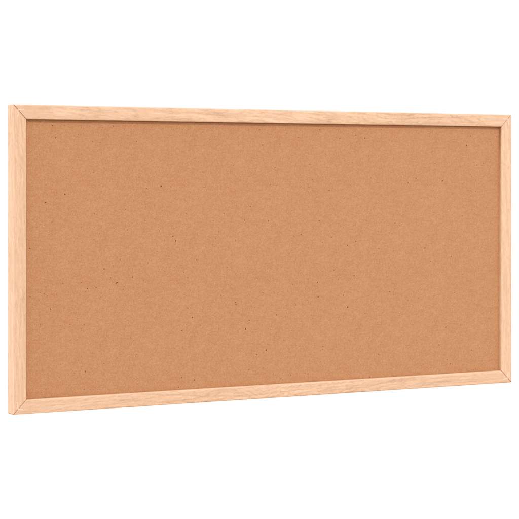 Ploča za pisanje s okvirom od masivnog borovog drva crna 60x30 cm