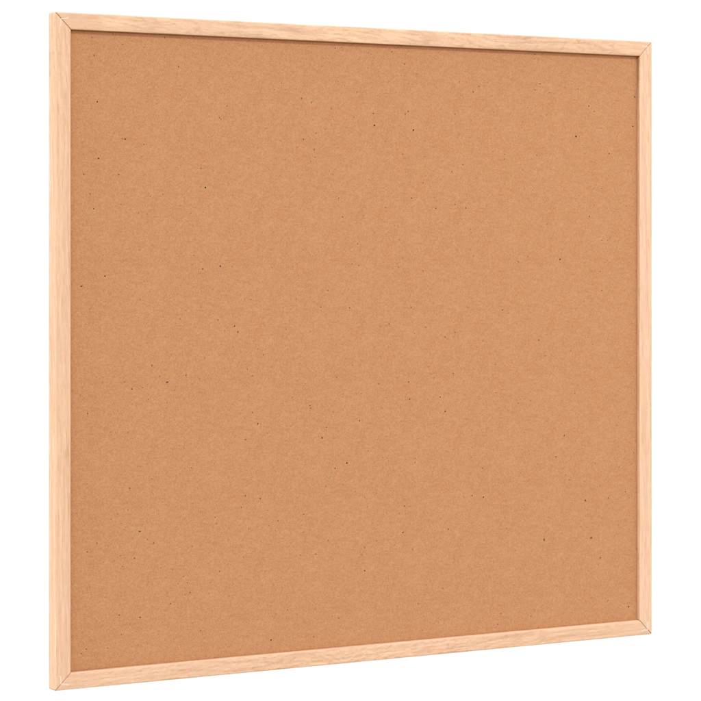 Ploča za pisanje kredom s okvirom od masivnog borovog drva crna 60x55 cm