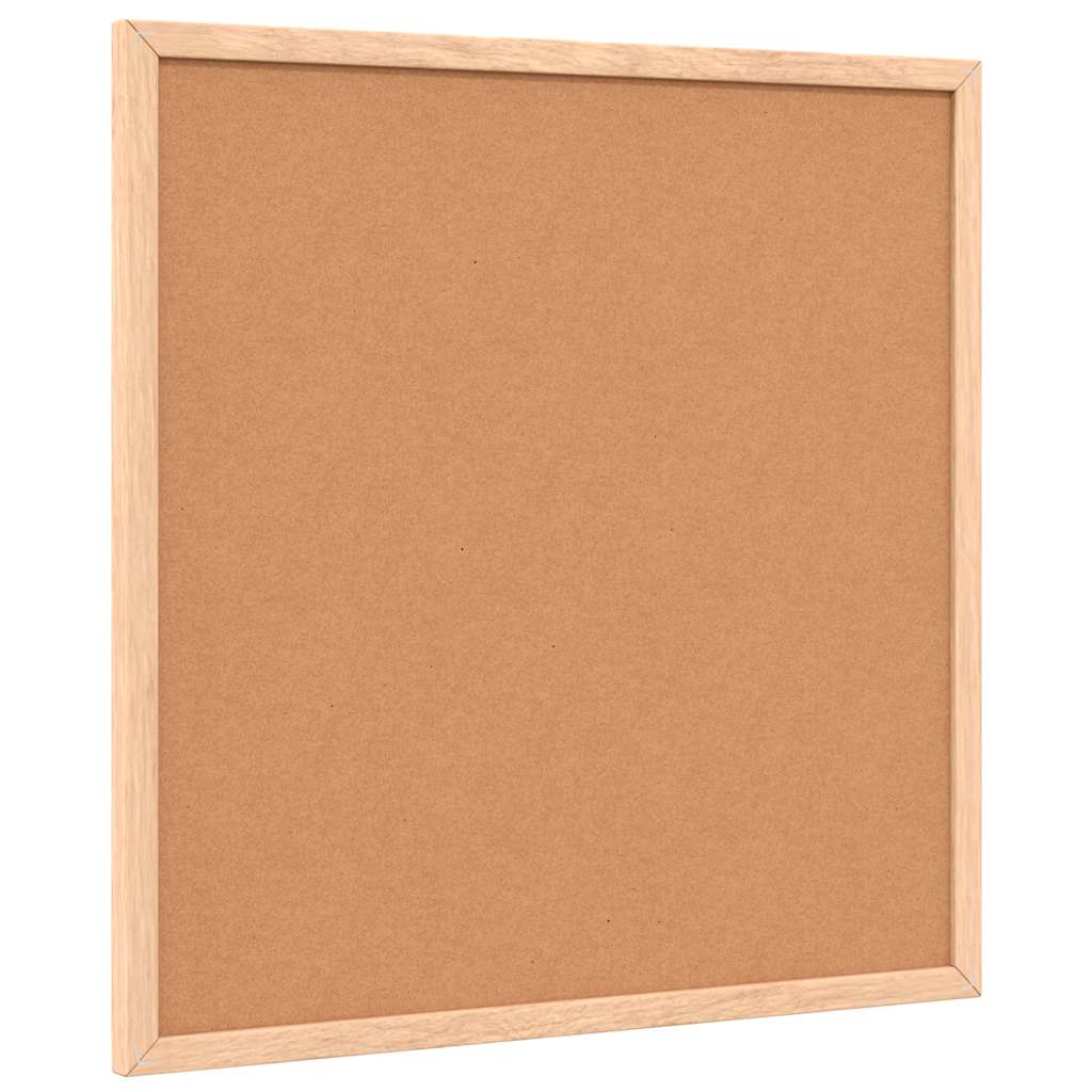 Ploča od pluta s okvirom od punog drva borovine 40x40 cm