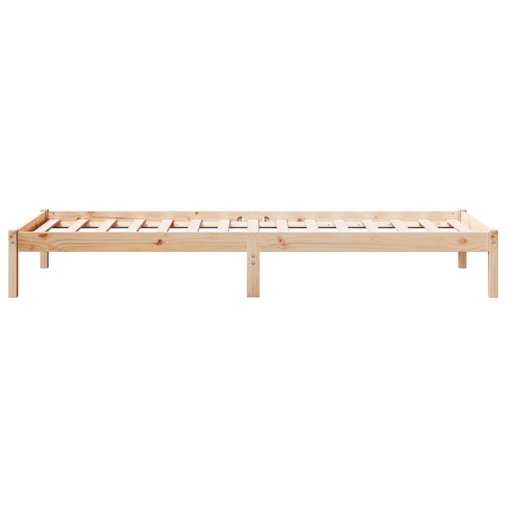 Dugi okvir kreveta bez madraca 80 x 210 cm od borovine