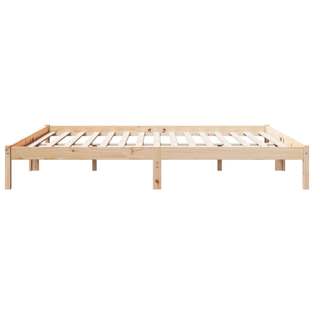 Dugi okvir kreveta bez madraca 180 x 210 cm od borovine