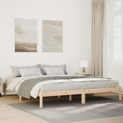 Dugi okvir kreveta bez madraca 180 x 210 cm od borovine