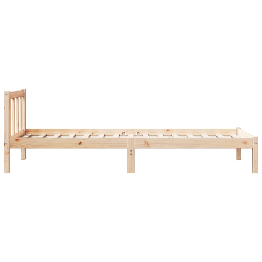 Dugi okvir kreveta bez madraca 80 x 210 cm od borovine