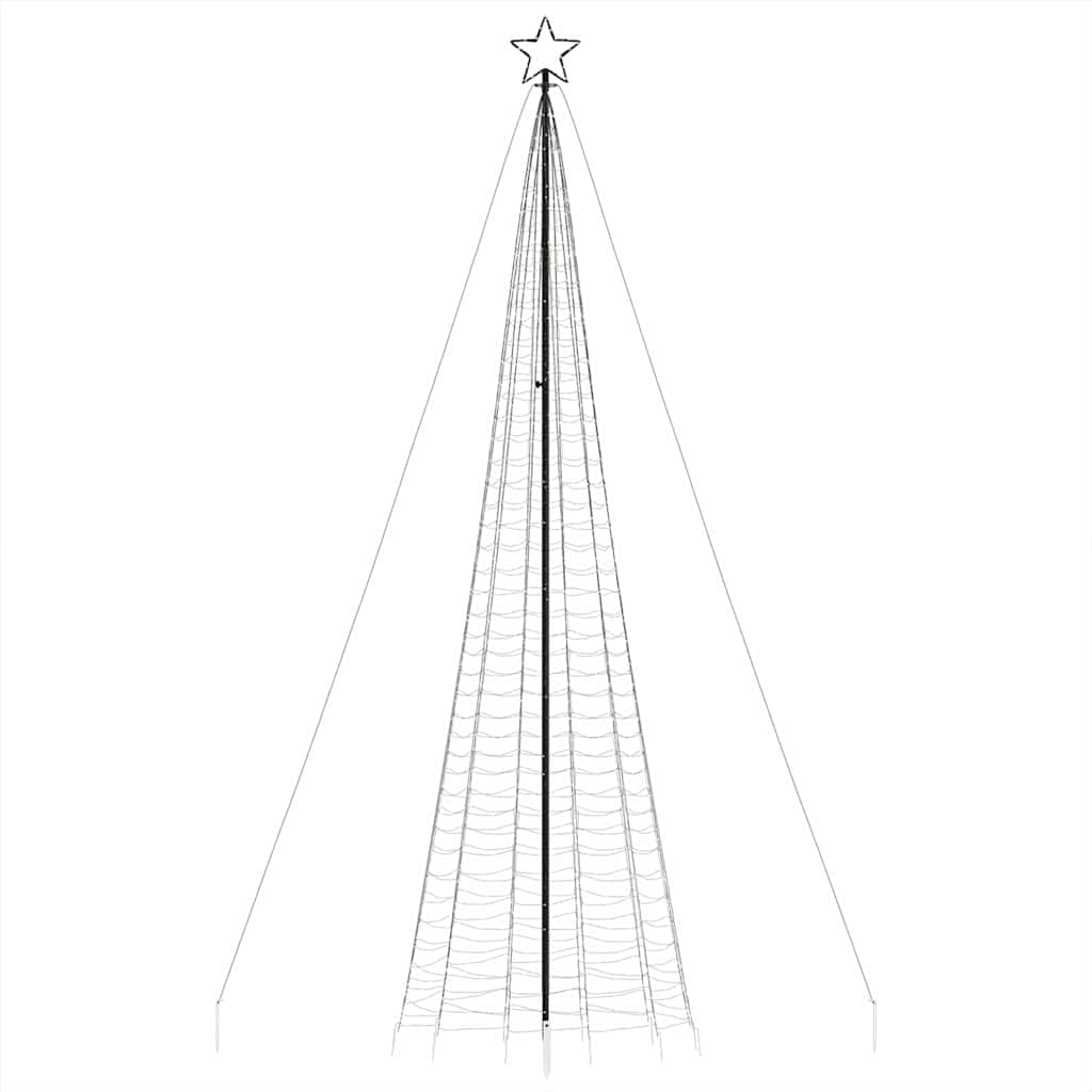 LED božićno drvce sa šiljcima 1534 LED plavo 500 cm