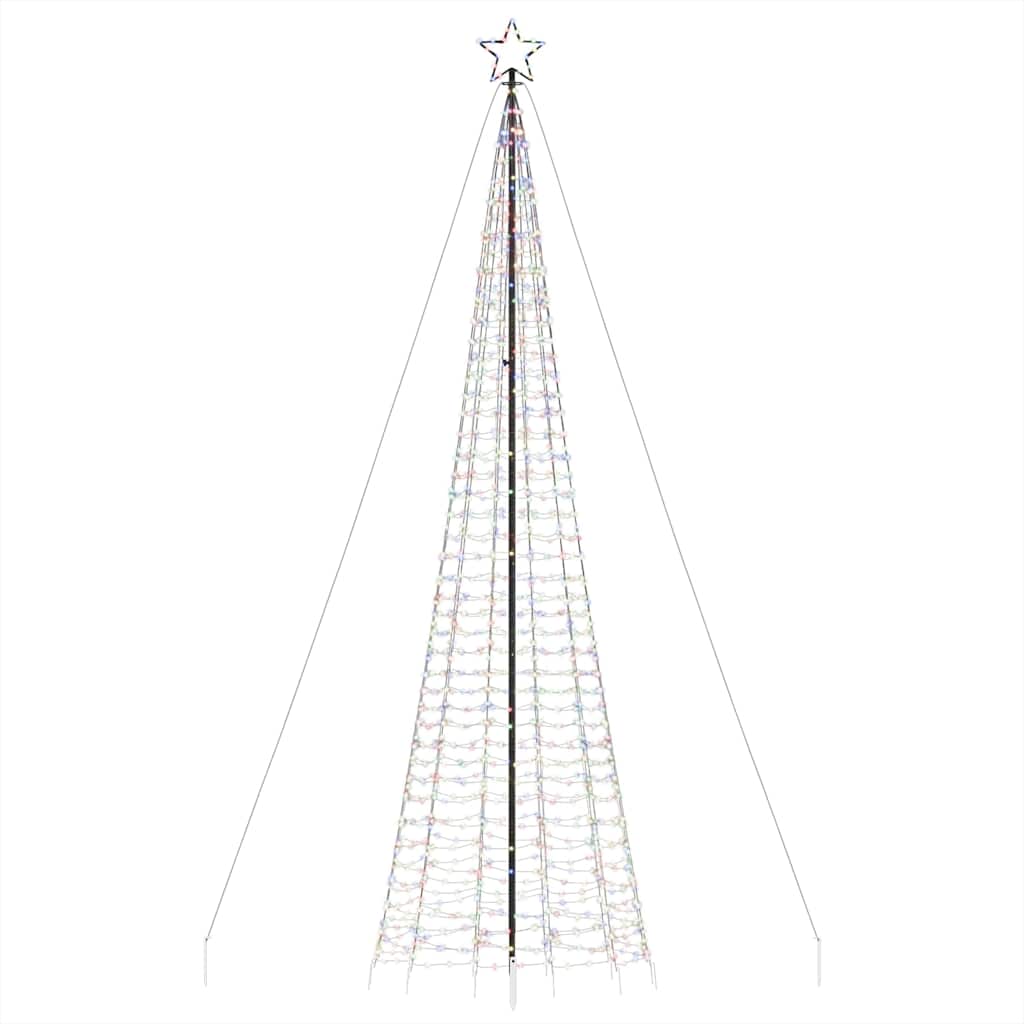 LED božićno drvce sa šiljcima 1534 LED šareno 500 cm